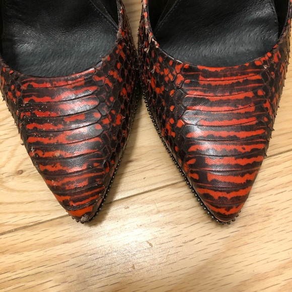 The Kooples Python Leather Pump - Picture 6 of 7